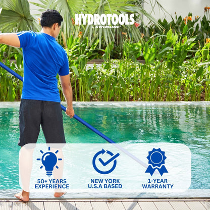 Swimline HydroTools 8356M Adjustable Extending 3 Piece Telescopic Pole for Pool