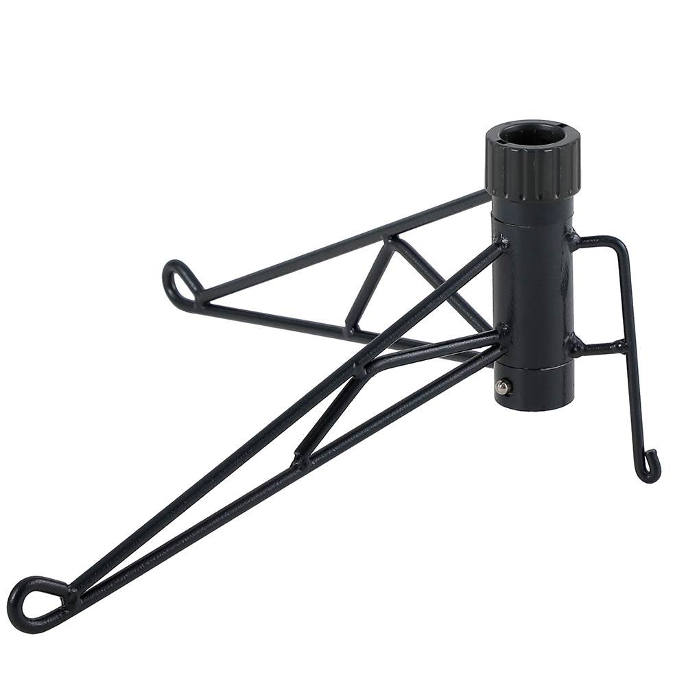 Home Heritage Cashmere 5 Ft Artificial Half Christmas Tree Prelit w/ 100 Lights