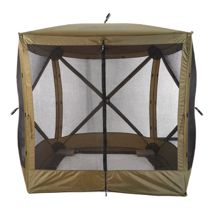 Clam Quick-Set Traveler Outdoor Screen Shelter w/Wind Panels (4 Pack), Green