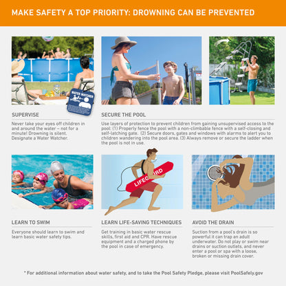 Intex 28241EH 15ft x 48in Metal Frame Above Ground Pool Set with Pump & Cover