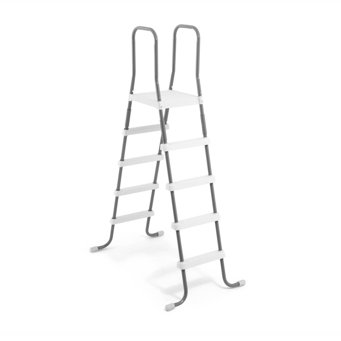 Intex 28067E Steel Frame 52" Entry Step Ladder for Above Ground Swimming Pools