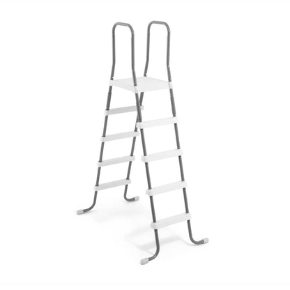 Intex 28067E Steel Frame 52" Entry Step Ladder for Above Ground Swimming Pools