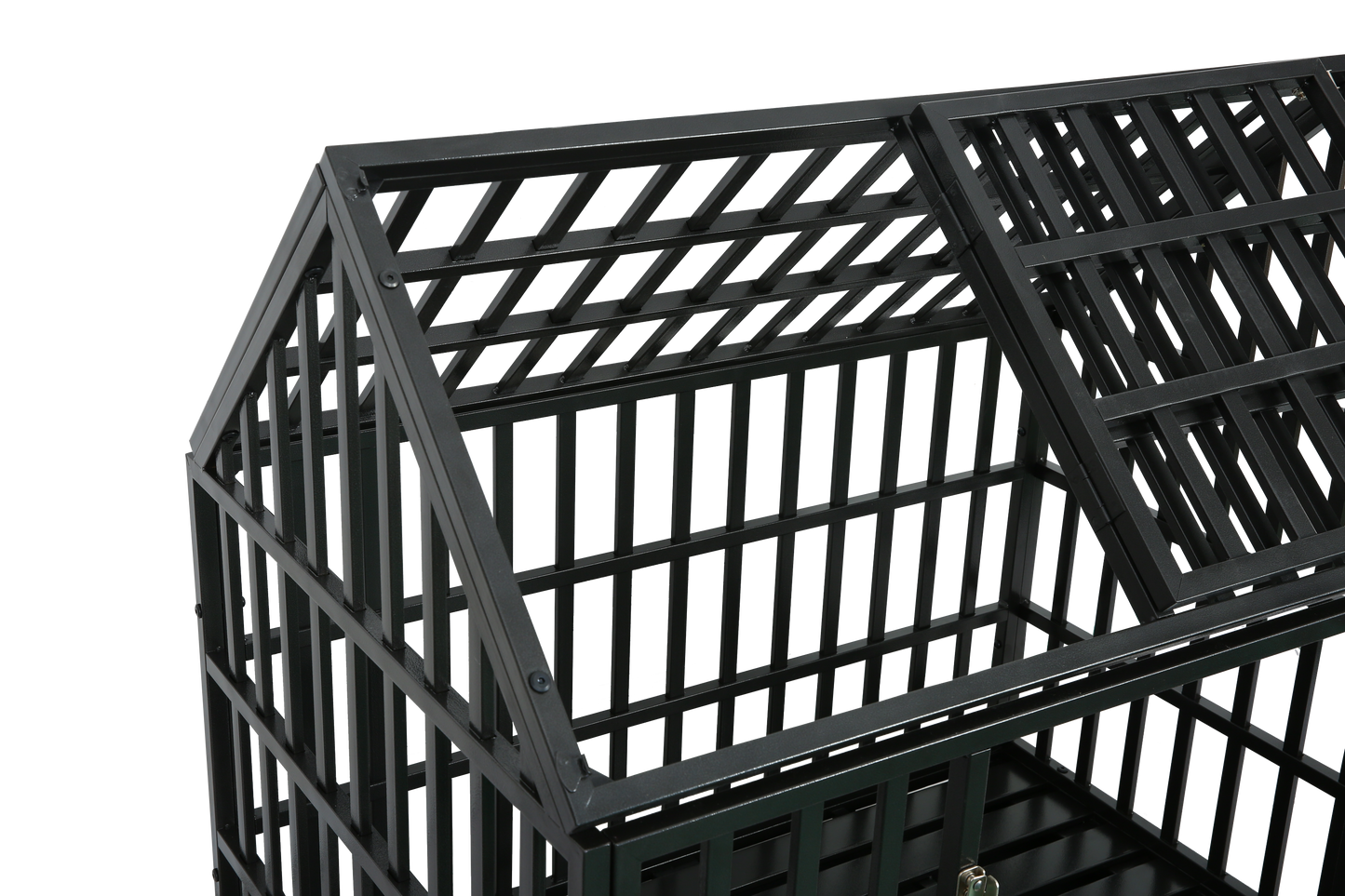 Heavy Duty Dog Cage pet Crate with Roof