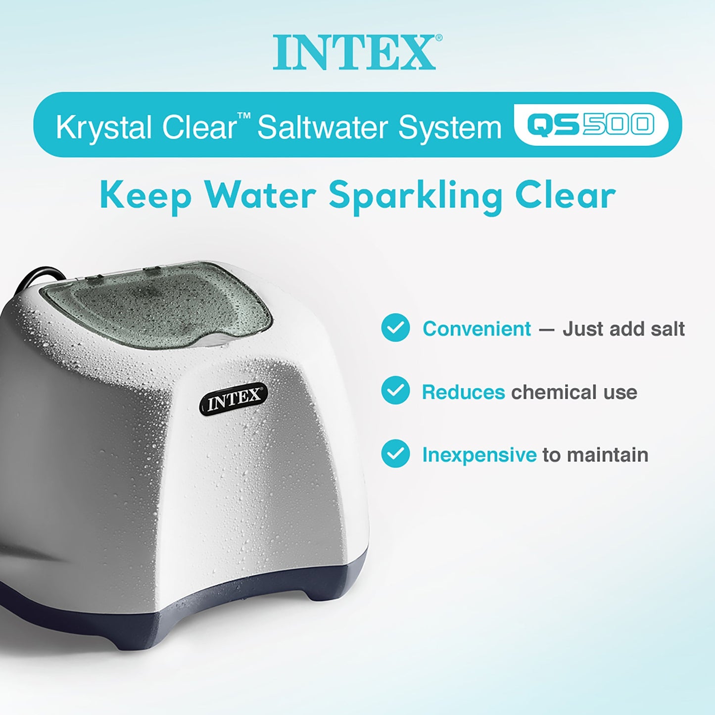 Intex Krystal Clear Saltwater System for 7000 Gallon Above Ground Swimming Pool
