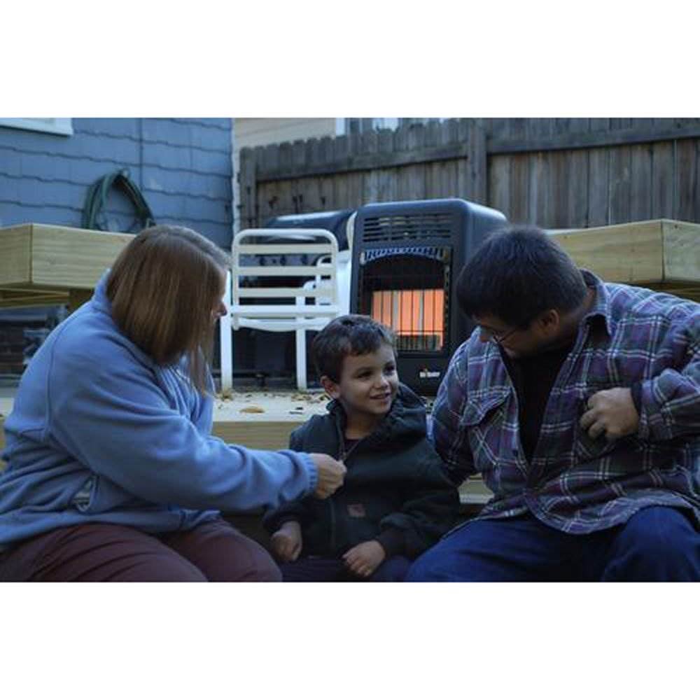 Mr. Heater 18000 BTU 450 Sq. Ft. Radiant Propane Cabinet Outdoor Space Heater