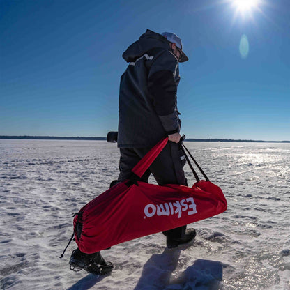 Eskimo QuickFish 3 Portable 3-Person Pop Up Ice Fishing Shanty Shack Shelter Hut