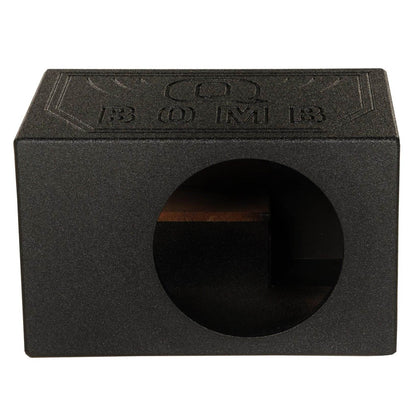 QPower QBOMB8VL Single 8 Inch Vented Ported Car Subwoofer Sub Box Enclosure