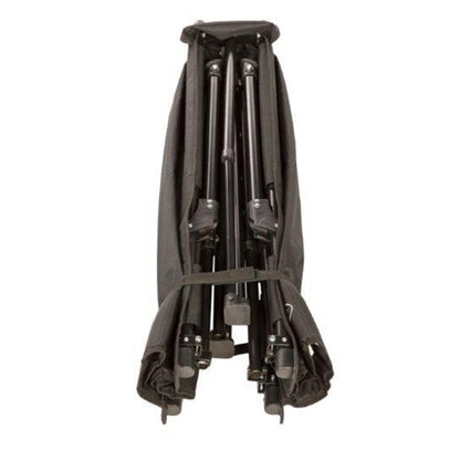 Kamp-Rite Standard Kwik Cot Quick Setup 1 Person Sleeping Bed w/Carry Bag, Black