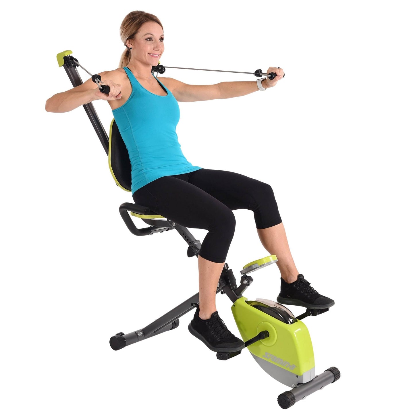 Stamina Wonder Stationary Portable Magnetic Resistance Training Exercise Bike