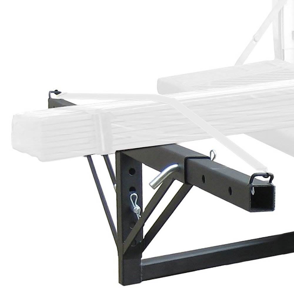 Tow Tuff Adjustable Steel Truck Bed Extender for Class III & Class IV Receivers