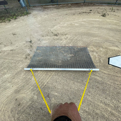 Yard Tuff ATV/UTV 5' x 3' Zinc & Steel Field Surface Leveling Drag Mat, 53HPDM