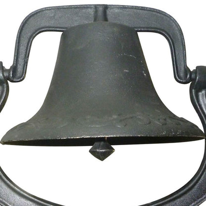 Yard Tuff YTF-22LB Large Decorative Collectible Cast Iron Metal Farm Dinner Bell