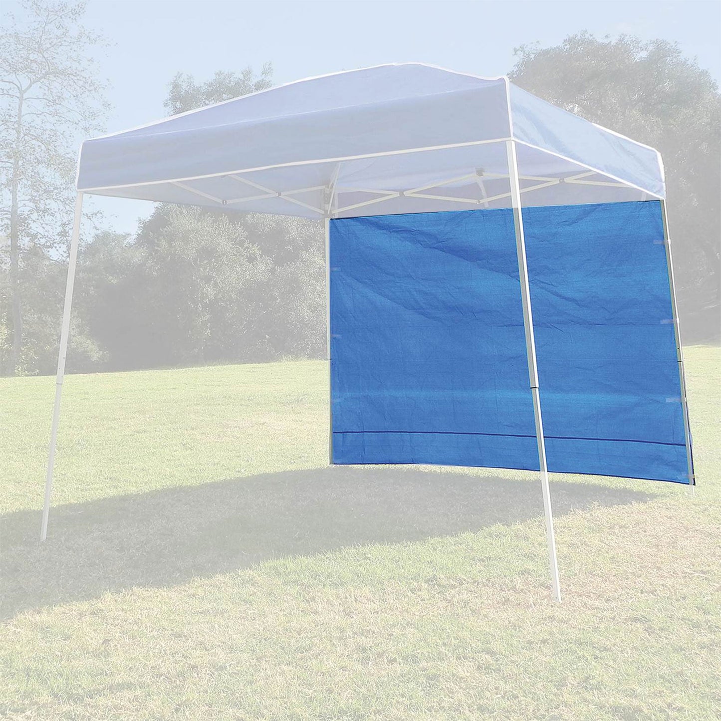 Z-Shade 10 Ft Angled Leg Canopy Tent Taffeta Attachment, Blue (Attachment Only)