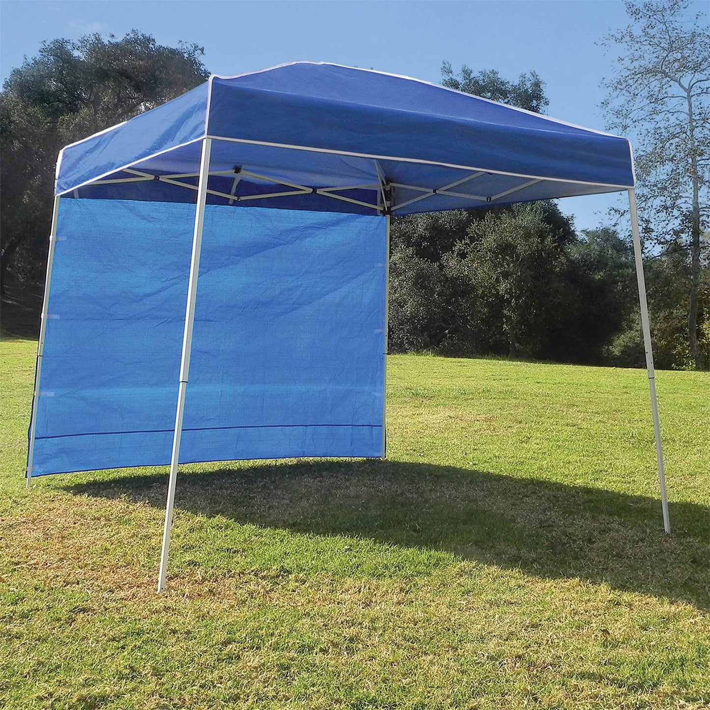 Z-Shade 10 Ft Angled Leg Canopy Tent Taffeta Attachment, Blue (Attachment Only)