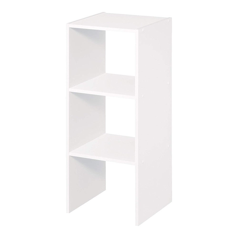 ClosetMaid Decorative Home Stacking 31" 2-Cube Organizer Storage, White (2 Pack)