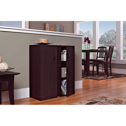 ClosetMaid 899100 Decorative Home Stackable 1-Door Storage Organizer, Espresso