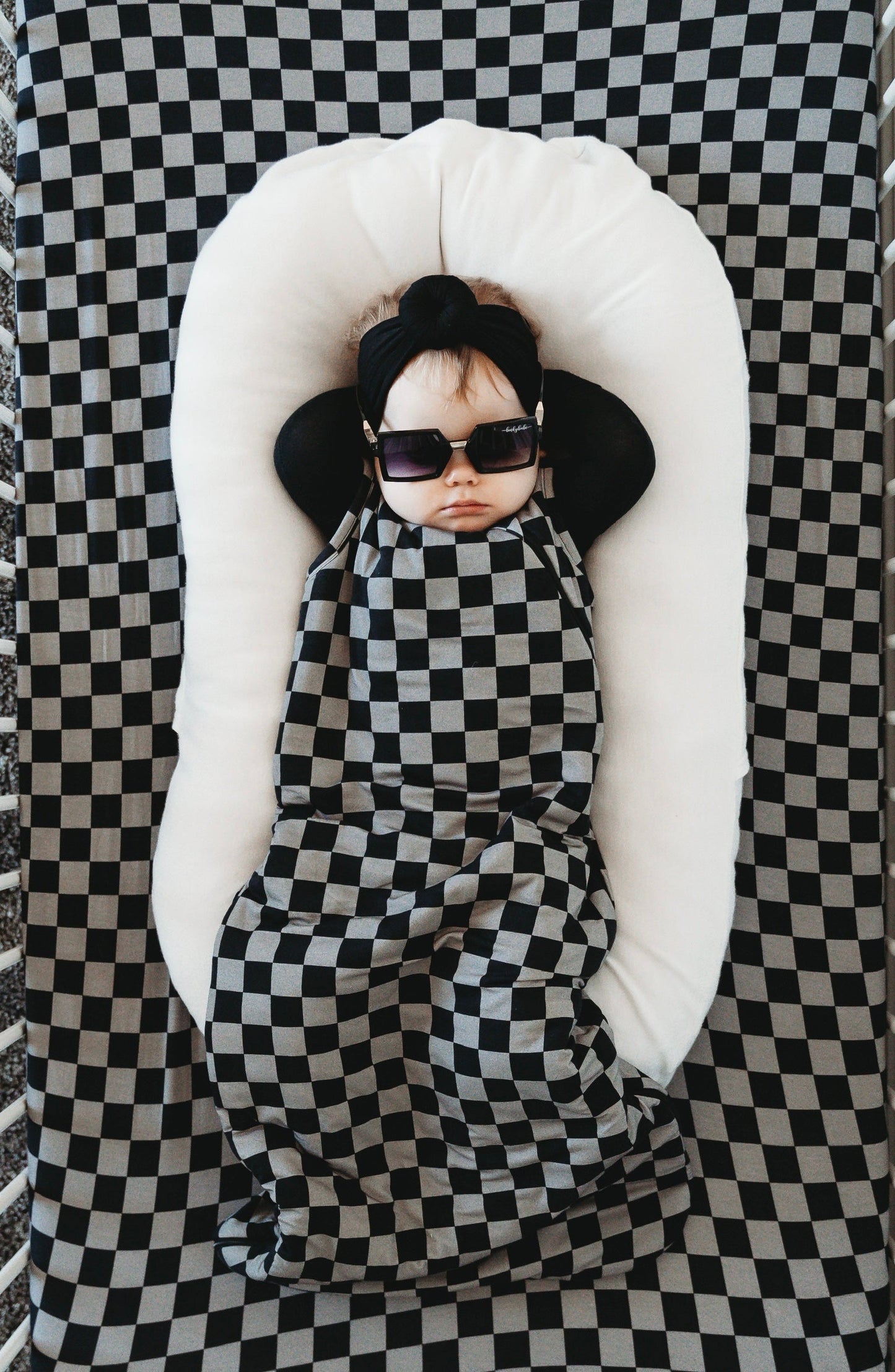 CHARCOAL CHECKERS DREAM SLEEP SACK