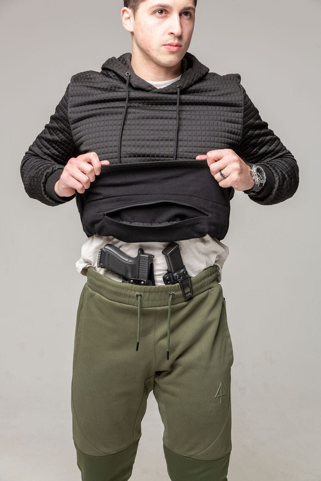 Standoff Concealment Hoodie Mk.II - Midnight Black