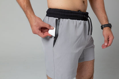 Carrier Training Shorts - Ingot Grey 5"