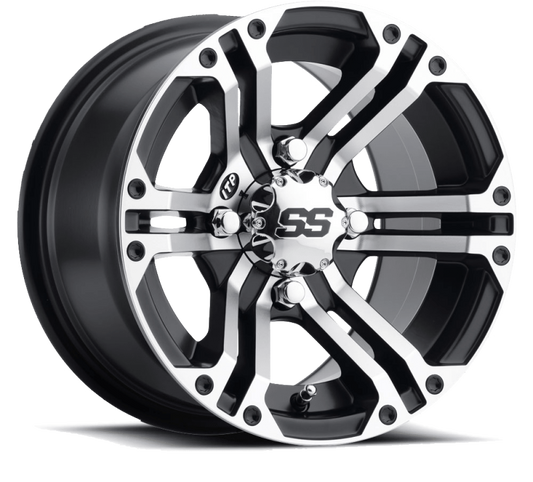 ITP SS 212 14x8 / 4x110 BP / 5+3 Offset Machined Wheel