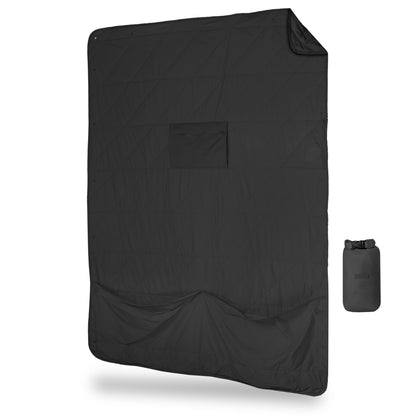 Layover™ XL Travel Blanket - Packable & Puffy | Black