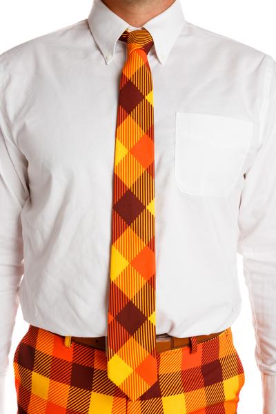 That 70's Tie | Thanksgiving Plaid Tie