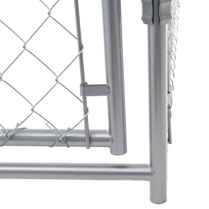 Lucky Dog 10' x 10' Heavy Duty Outdoor Chain Link Dog Kennel w/ Door (3 Pack)