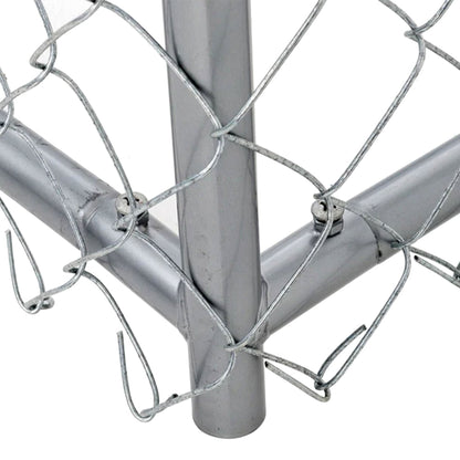 Lucky Dog 10' x 10' Heavy Duty Outdoor Chain Link Dog Kennel w/ Door (3 Pack)