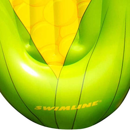 Swimline 90680M Giant 74" Inflatable Corn on the Cob Swimming Pool Float Lounger