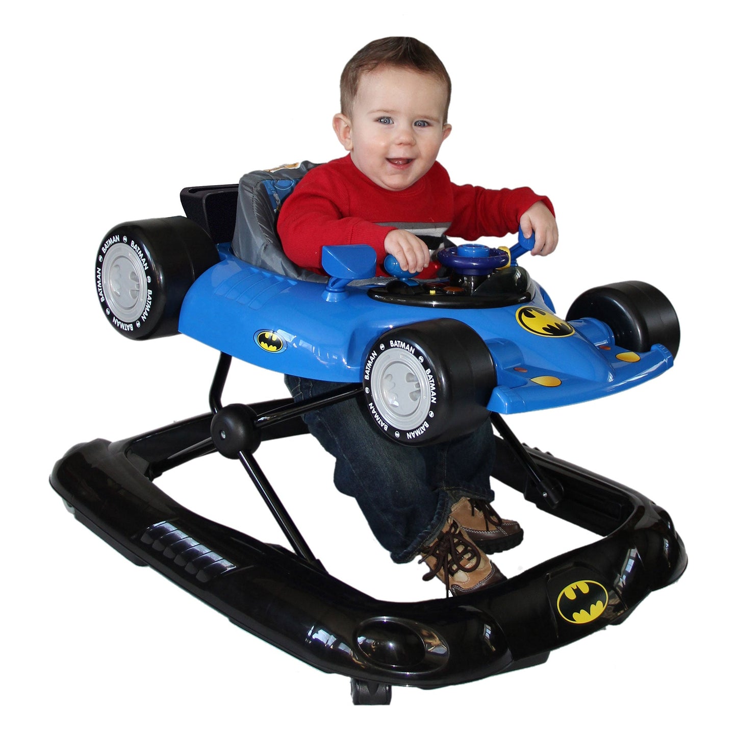 KidsEmbrace Batman Baby Activity Station Race Car Walker with Lights & Sounds