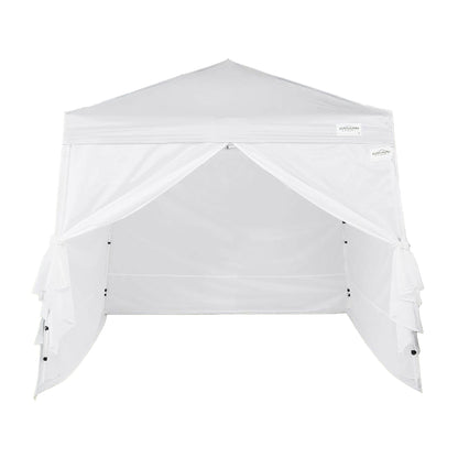 Caravan Canopy V-Series 12 x 12 Foot Tent Sidewalls Only, White (Sidewalls Only)