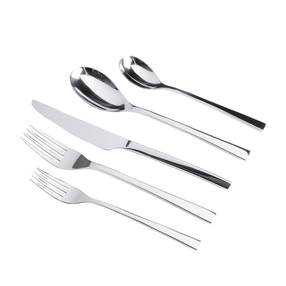 Gibson Elite Sparland Forged Stainless Steel Flatware Silverware Set, 20 Piece