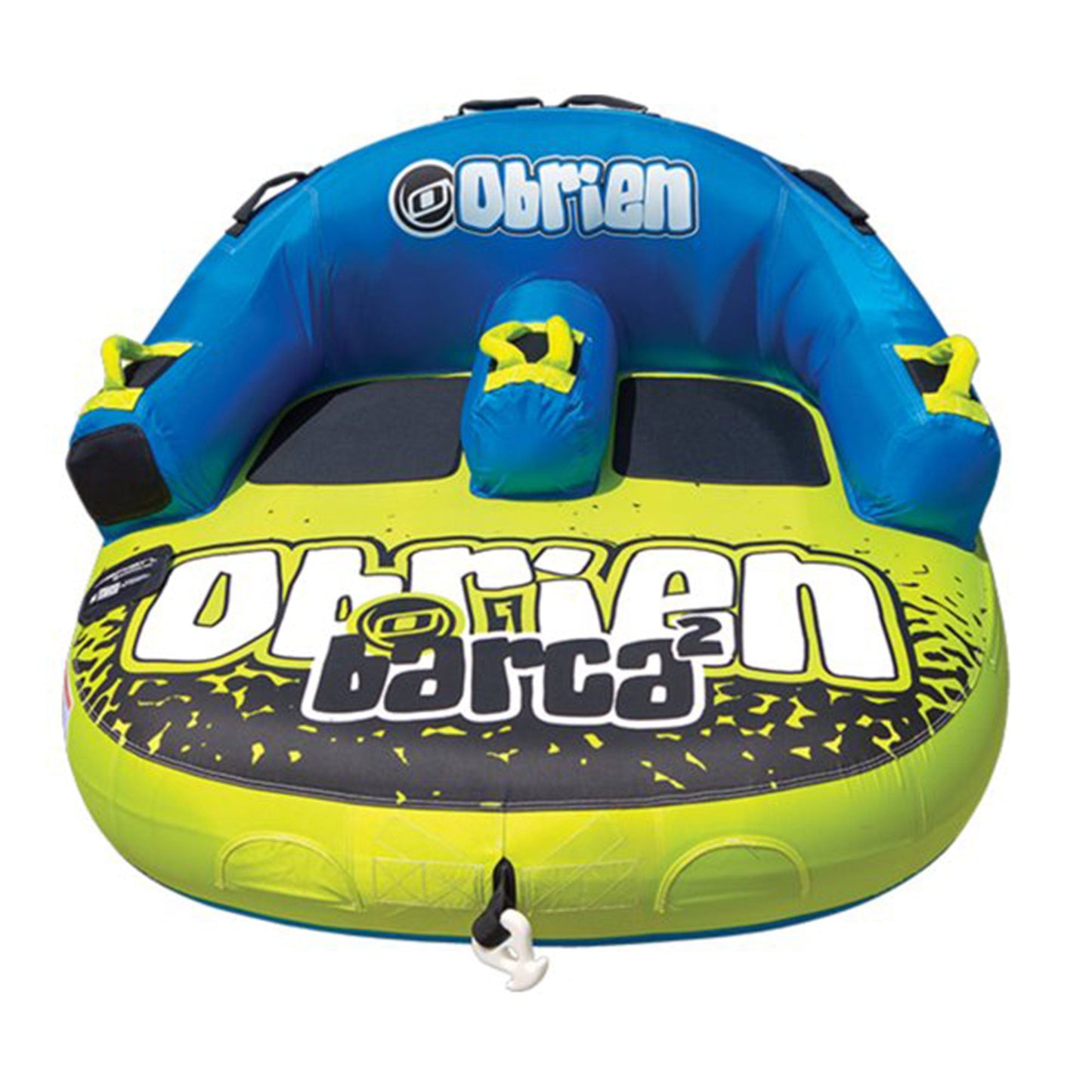 O'Brien Watersports Barca 2 Kickback Inflatable 2 Person Towable Boat Tube Raft