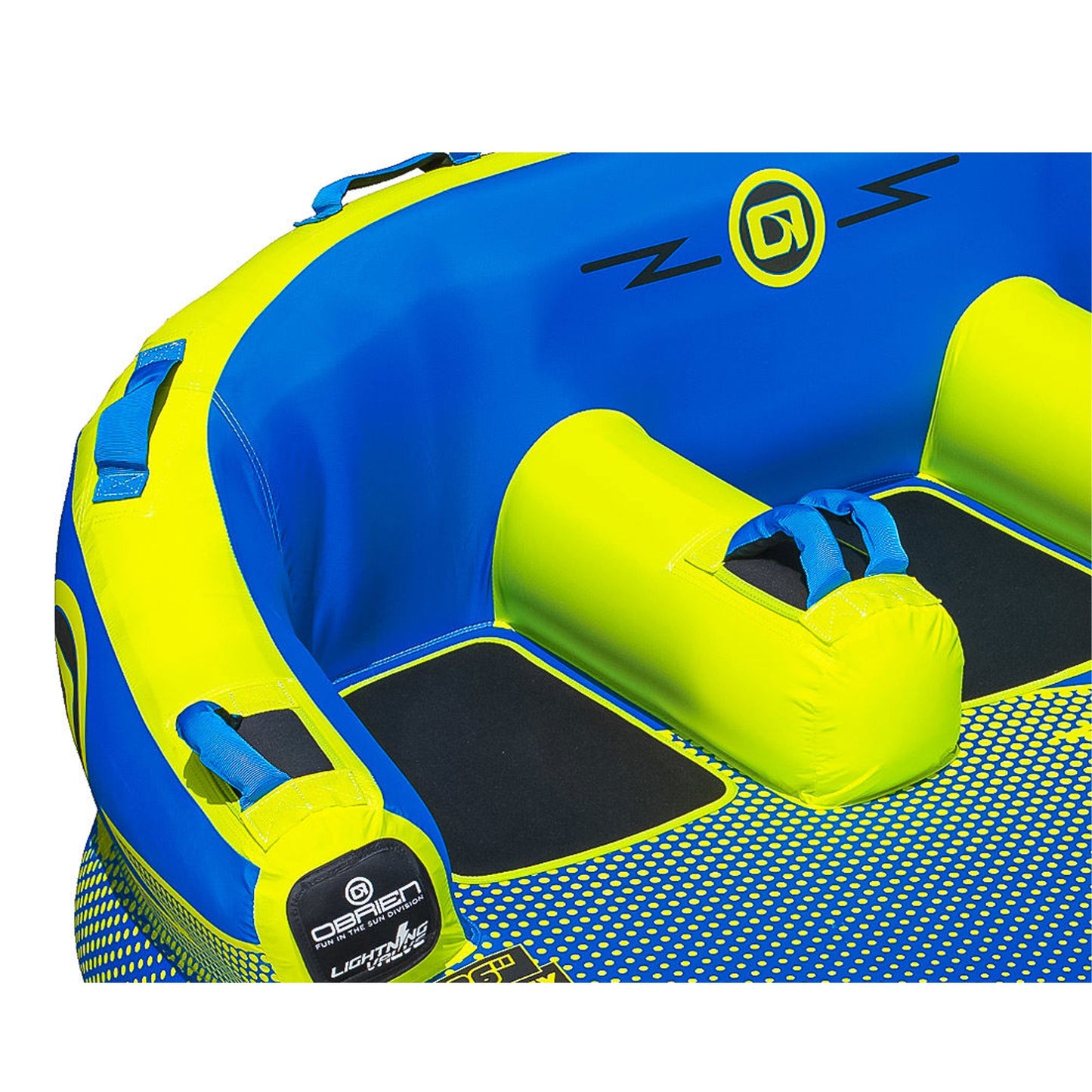 O'Brien Watersports Barca 3 Kickback Inflatable 3 Person Towable Boat Tube Raft