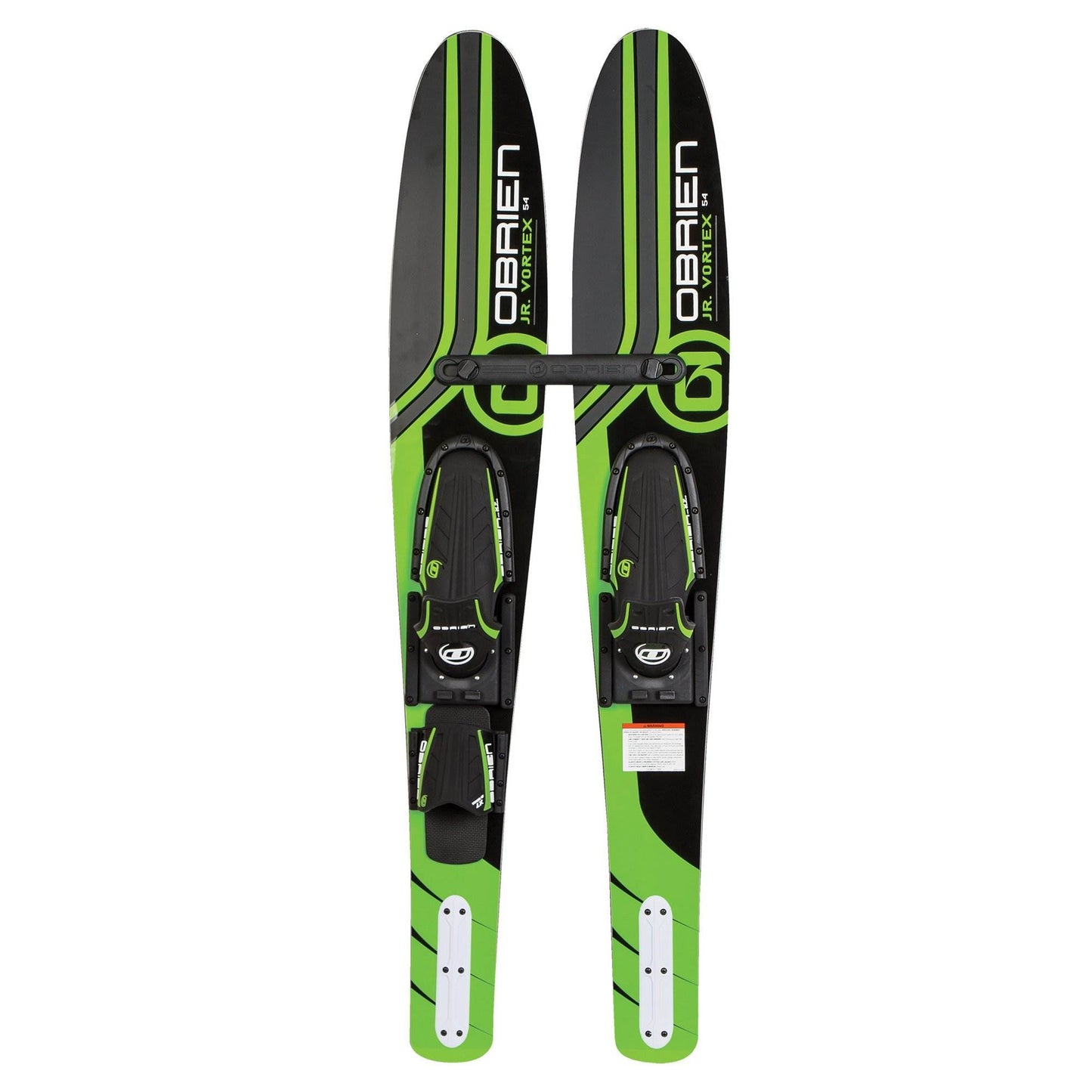 OBrien 54" Jr. Vortex Combo Water Skis with X7 Bindings for Kids 2-Mens 7, Green