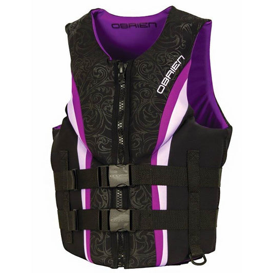 OBrien 2018 Womens Purple Neo Impulse Biolite Wakeboard Life Vest, Adult X-Small