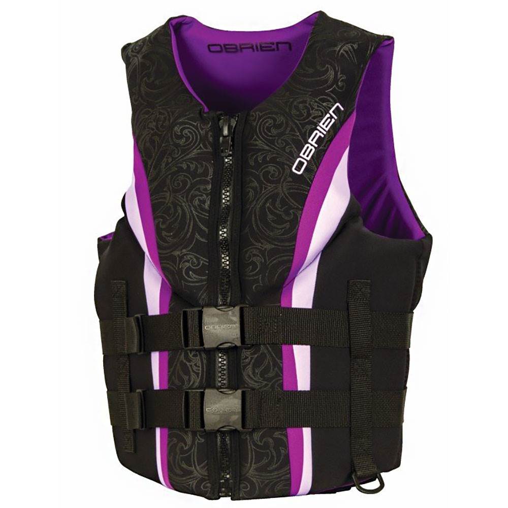 OBrien 2018 Womens Purple Neo Impulse Biolite Wakeboard Life Vest, Adult Large