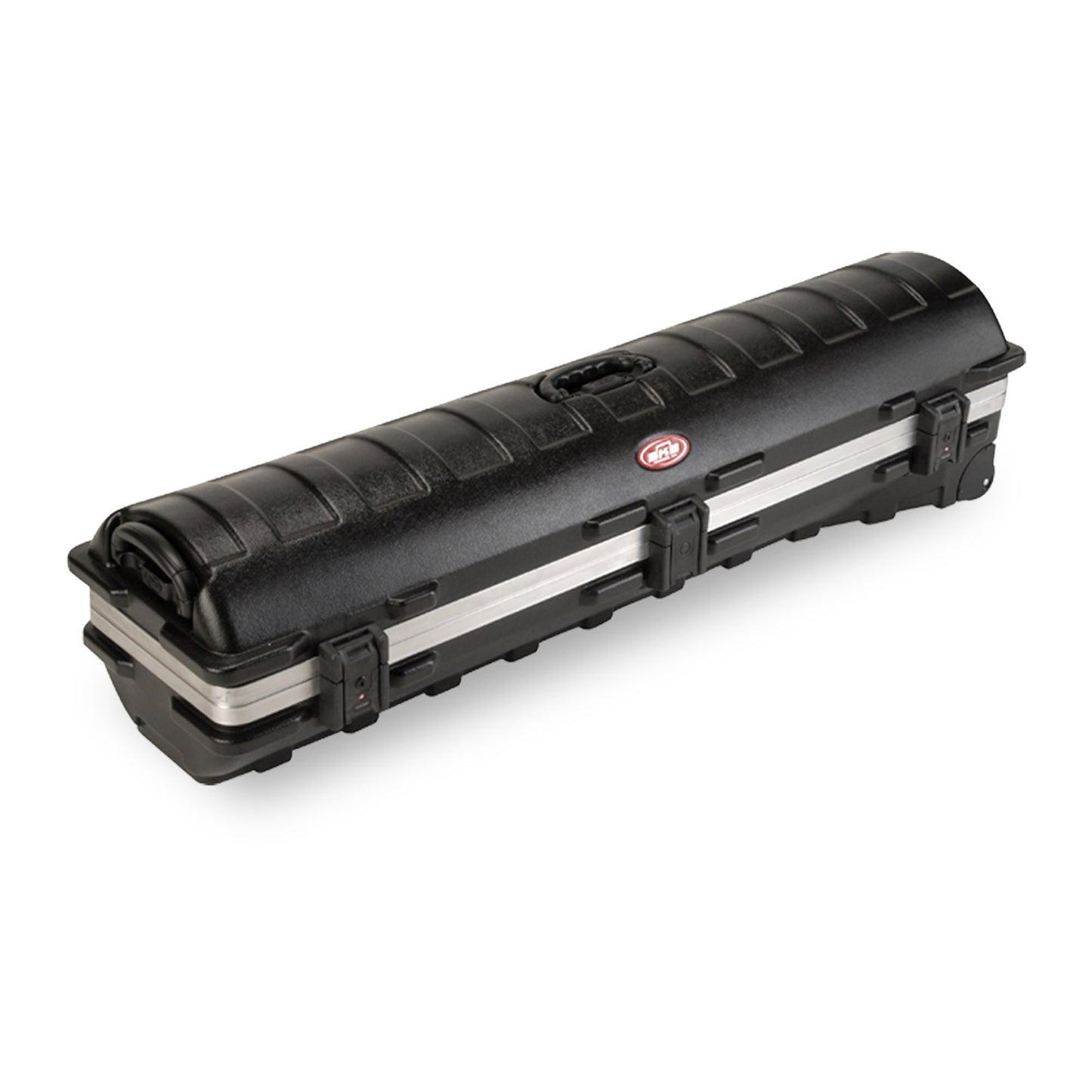 SKB Cases ATA Standard Hard Plastic Wheeled Golf Bag Travel Case, Black (2 Pack)