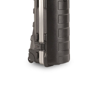 SKB Cases ATA Standard Hard Plastic Wheeled Golf Bag Travel Case, Black (2 Pack)