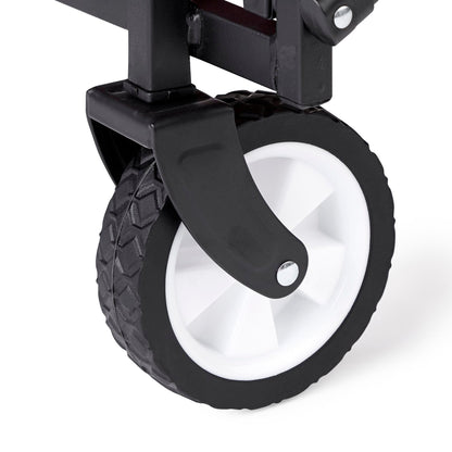 Seina Steel Collapsible Folding Outdoor Portable Utility Cart in Red (3 Pack)