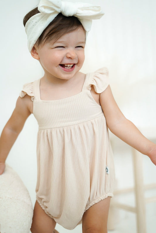 OAT RIB DREAM BUBBLE ROMPER