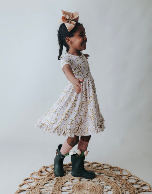 YOU GROW GIRL DREAM RUFFLE DRESS