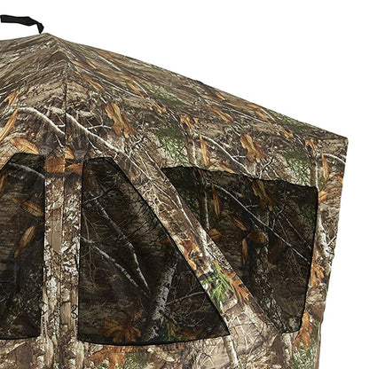 Ameristep Care Taker Pop-Up 2 Person Ground Hunting Concealment Blind, RealTree