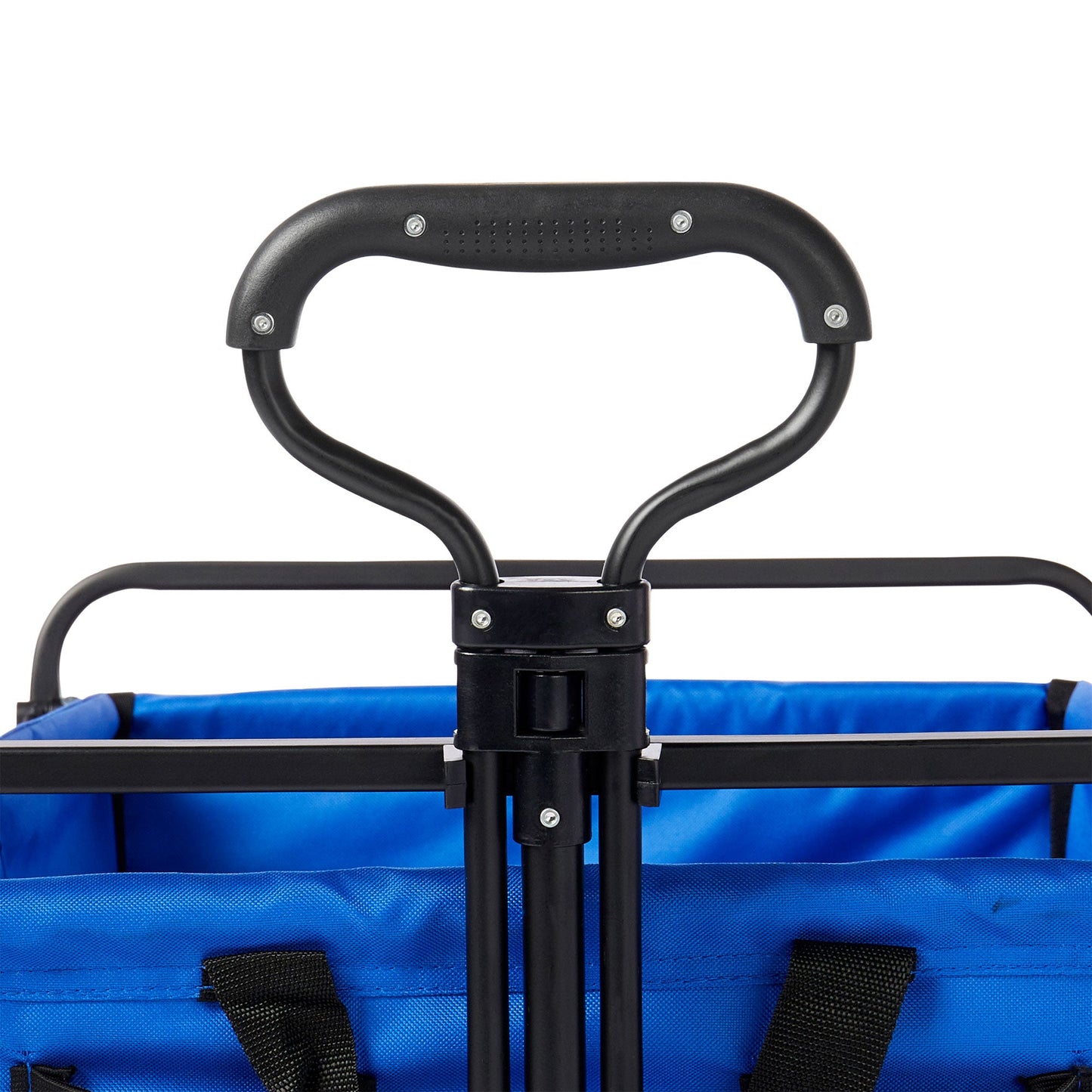 Mac Sports Collapsible Folding Outdoor Garden Utility Wagon Cart w/ Table, Blue