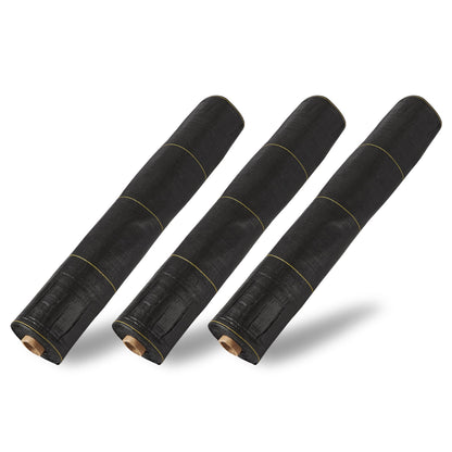 DeWitt Sunbelt 4'x300' Woven Weed Barrier Landscape Fabric Ground Cover (3 Pack)