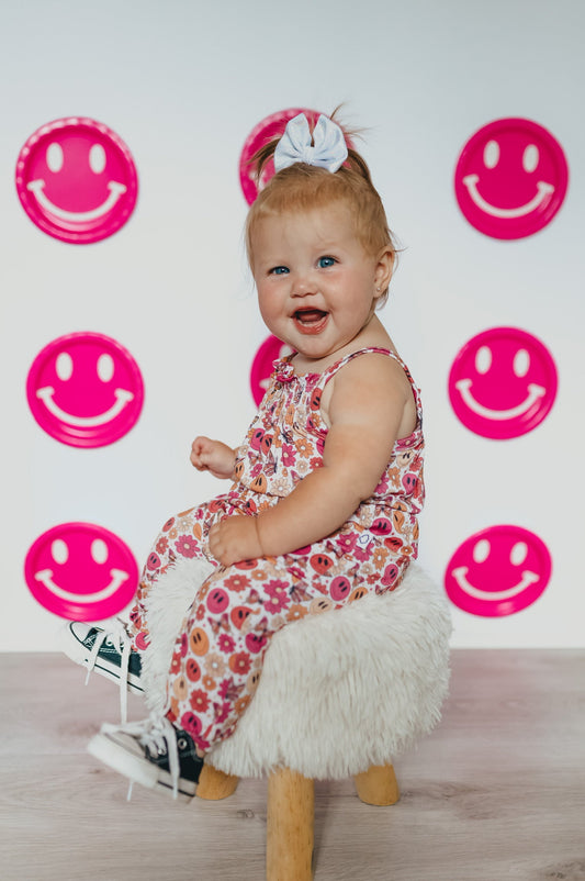 SOCIAL BUTTERFLY DREAM SMOCKED JUMPSUIT