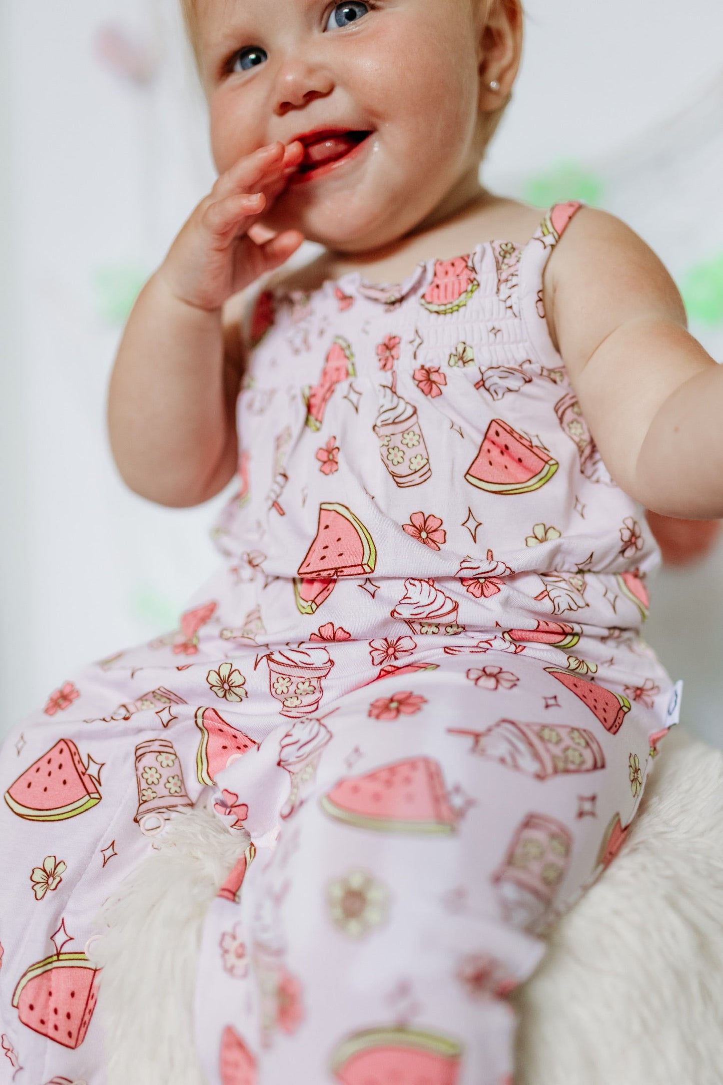 SWEET SUMMERTIME DREAM SMOCKED JUMPSUIT