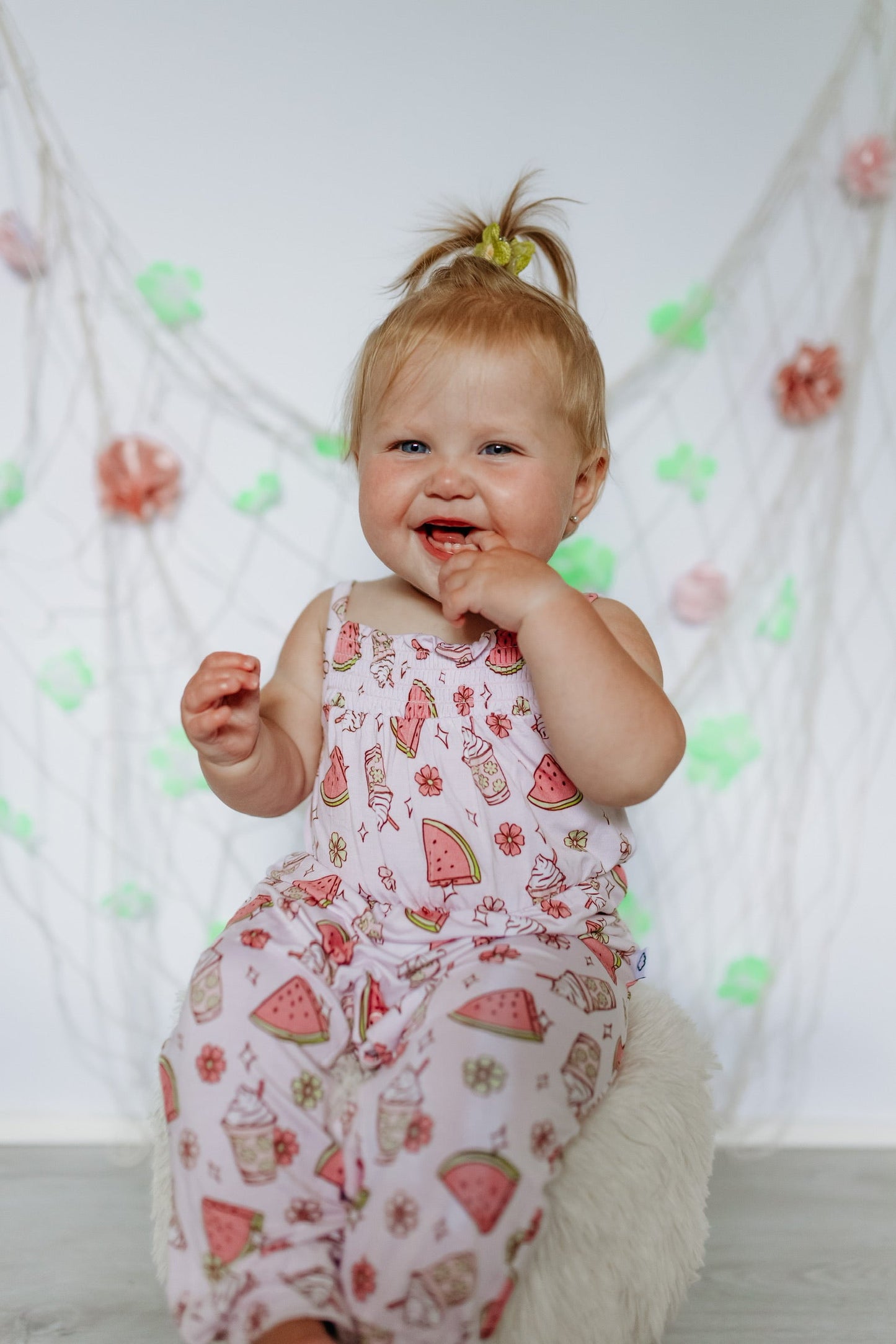 SWEET SUMMERTIME DREAM SMOCKED JUMPSUIT