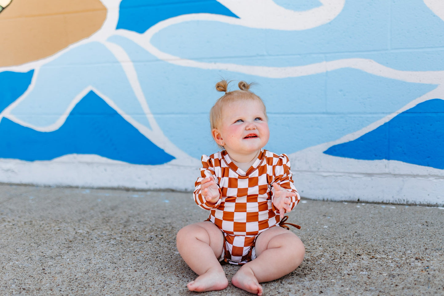 COPPER CHECKERS DREAM SWIM SUIT