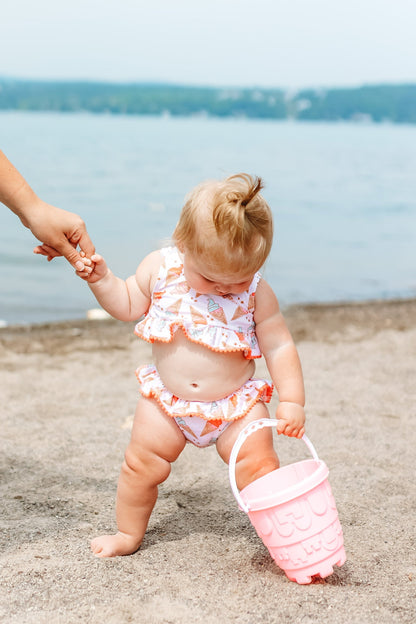 ICE CREAM DREAMZZZ DREAM RUFFLE TWO PIECE SWIM SUIT